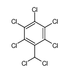 1,2,3,4,5-pentachloro-6-(dichloromethyl)benzene Structure