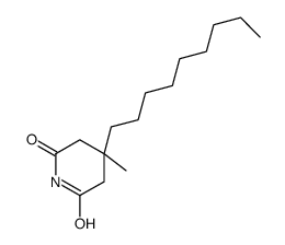 4-methyl-4-nonylpiperidine-2,6-dione结构式