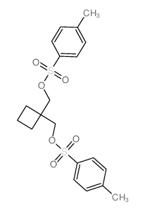 1,1-Cyclobutanedimethanol,1,1-bis(4-methylbenzenesulfonate)结构式