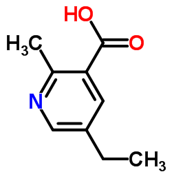 5-Ethyl-2-methylnicotinic acid结构式