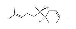 1-methyl-4-(1,5-dimethyl-1-hydroxy-4(5)-hexenyl)-1-cyclohexene structure