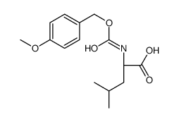 (2S)-2-[(4-methoxyphenyl)methoxycarbonylamino]-4-methylpentanoic acid Structure