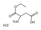 (3S)-3-amino-4-ethoxy-4-oxobutanoic acid,hydrochloride结构式