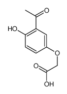 2-(3-acetyl-4-hydroxyphenoxy)acetic acid结构式