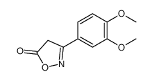 3-(3,4-DIMETHOXYPHENYL)-5(4H)-ISOXAZOLONE结构式