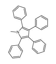 1-methyl-2,3,4,5-tetraphenylpyrrole Structure