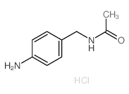 Acetamide,N-[(4-aminophenyl)methyl]-, hydrochloride (1:1)结构式