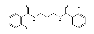 N,N'-(propane-1,3-diyl)bis(2-hydroxybenzamide)结构式