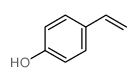 聚(4-乙烯基苯酚)结构式