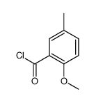 Benzoyl chloride, 2-methoxy-5-methyl- (9CI) Structure