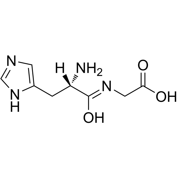 L-组氨酰甘氨酸结构式