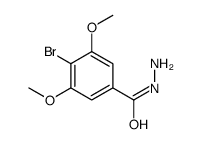 4-溴-3,5-二甲氧基苯甲酸肼结构式