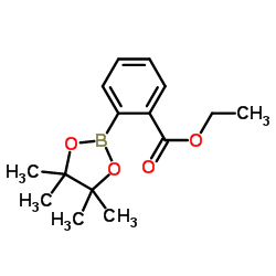 2-乙氧羰基苯硼酸频哪醇酯结构式