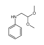 N-(2,2-dimethoxyethyl)aniline Structure