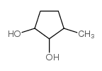 1,2-Cyclopentanediol,3-methyl- Structure