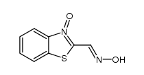 2-Benzothiazolecarboxaldehyde,oxime,3-oxide(8CI)结构式