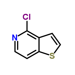 4-氯噻吩酮 [ 3,2-c ]吡啶结构式