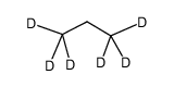 丙烷-1,1,1,3,3,3-d6结构式