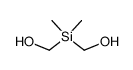 bis(hydroxymethyl)dimethylsilane Structure