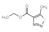 ethyl 5-methylthiadiazole-4-carboxylate结构式