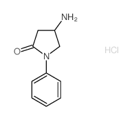 4-氨基-1-苯基吡咯烷-2-酮结构式