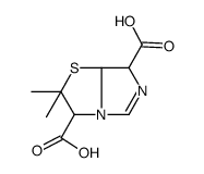 2,3,7,7a-Tetrahydro-2,2-dimethylimidazo[5,1-b]thiazole-3,7-dicarboxylic acid结构式