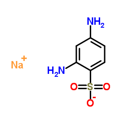 Sodium 2,4-diaminobenzenesulfonate Structure