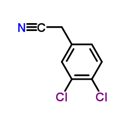 3,4-Dichlorophenylacetonitrile Structure