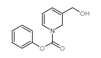 3-羟基甲基-1(2h)-吡啶羧酸苯酯结构式