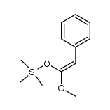1-methoxy-2-phenyl-1-(trimethylsilyloxy)ethylene结构式