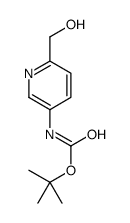 (6-(羟甲基)吡啶-3-基)氨基甲酸叔丁酯结构式