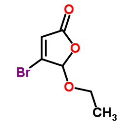 4-溴-5-乙氧基-2(5H)-呋喃酮结构式