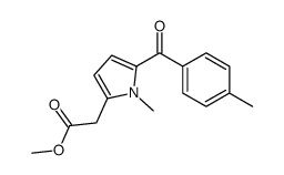 methyl 1-methyl-5-(4-methylbenzoyl)-1H-pyrrole-2-acetate Structure
