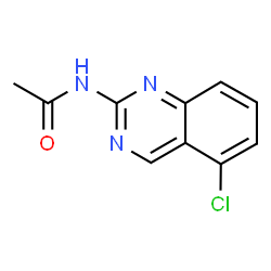 N-(5-Chloro-2-quinazolinyl)acetamide Structure