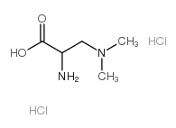 4-氮杂-DL-亮氨酸双盐酸盐结构式