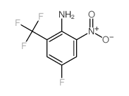 4-氟-2-硝基-6-(三氟甲基)苯胺结构式