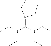 三(乙胺基)铝结构式