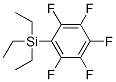 Triethyl(pentafluorophenyl)silane Structure