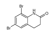 6,8-Dibromo-3,4-dihydroquinolin-2(1H)-one Structure