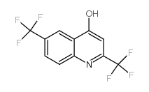 2,6-bis(trifluoromethyl)-4-hydroxyquinoline structure