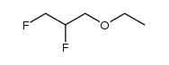 1-ethoxy-2,3-difluoro-propane结构式