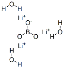 LITHIUM BORATE TRIHYDRATE Structure