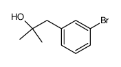 1-(3-bromophenyl)-2-methylpropan-2-ol structure