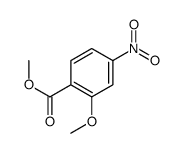 2-甲氧基-4-硝基苯甲酸甲脂结构式