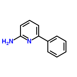 6-苯基吡啶-2-胺结构式