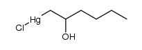 (2-hydroxyhexyl)mercury(II) chloride结构式