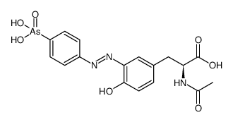 azobenzenearsonate-N-acetyl-L-tyrosine Structure