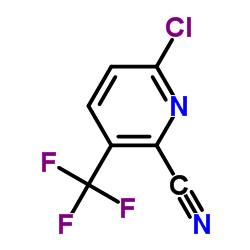 6-Chloro-3-(trifluoromethyl)picolinonitrile Structure