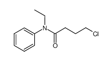 γ-chlorobutyric acid N-ethyl-N-phenylamide结构式