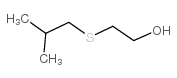 2-(异丁基硫基)乙醇结构式